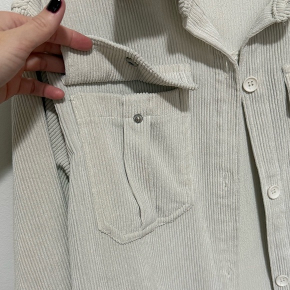 Ashley by 26 International Off-White Corduroy Jacket - Picture 2 of 6